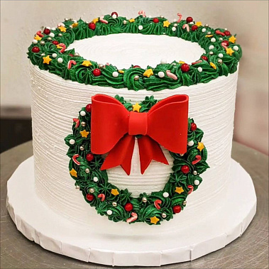 «Рождественский венок» купить - павловскийпосад.сладкоежкин.рф