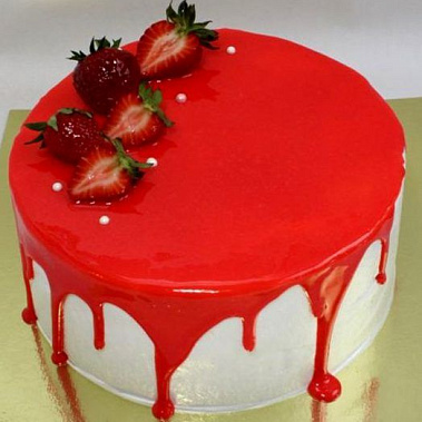 Торт глазурь с клубникой купить - павловскийпосад.сладкоежкин.рф