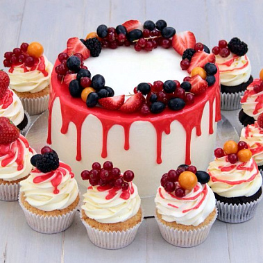 Торт глазурь и ягоды купить - павловскийпосад.сладкоежкин.рф